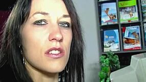 want to see this milf giving handjob outdoors?