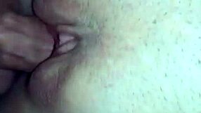 Creampie in girlfriend's pussy close up