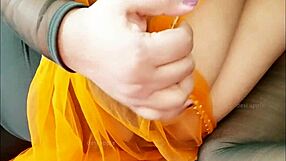 The Indian girl experiences multiple orgasms from detailed stimulation.