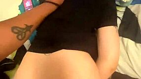 does this tatted latina emo beauty squirt during creampie fuck?