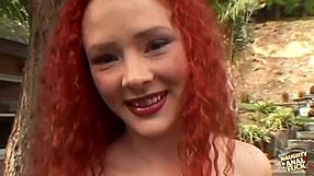 i, redhead audrey hollander, open my heart and asshole to my hung stud in cowgirl orgasm