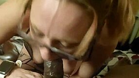 dixie deepthroats big black cock for creampie