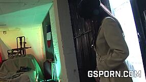 Group activity with blonde women in lingerie