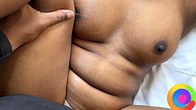 Big Dick Black Pussy Creampie: Ebony Couple's Intense Fucking Session