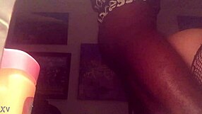 candycane the shemale gets detailed gangbang by black cocks