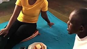 single and horny date turns into wild ebony doggystyle fun! 🔥