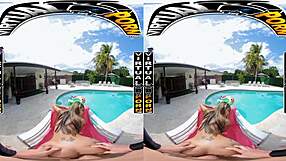 Detailed doggy style scenes in VR with Reyna Delacruz and Bailey Base