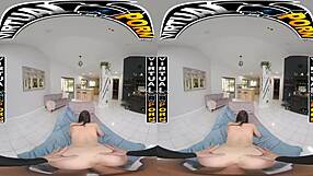 Detailed doggy style scenes in VR with Reyna Delacruz and Bailey Base