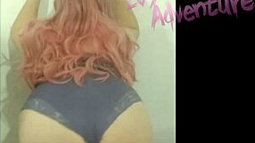 ivy adventure's big white ass tease