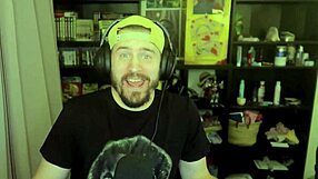 The lewd knight gets face fucked and cums in gloryhole