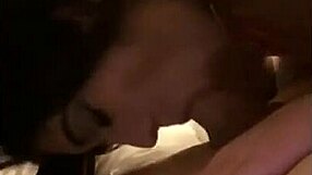 feeling the rush as the super d girl from tinder sucks my cock passionately