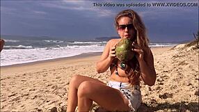 Kellenzinha dominates the scene with her big ass in wild amateur assfucking action.