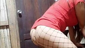 Mother-in-Law's Rough Quickie with Stepson's Monster Cock