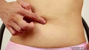 Asian Japanese Navel Bellybutton Fetish Play