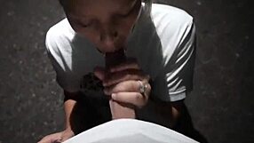 Blonde couple bangs a pregnant chick roadside without getting caught