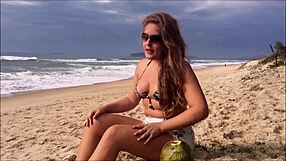 Kellenzinha dominates the scene with her big ass in wild amateur assfucking action.