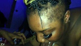 Homemade Ebony BBW Slut Gives Best Blowjob in USA, Sucking Fat Cock.