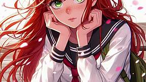 Intense Redhead Waifus Compilation