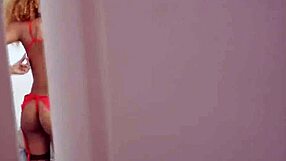 Ebony Gf's Anniversary Blowjob In Lingerie