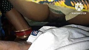 indian bhabhi in desi night with rough pressing