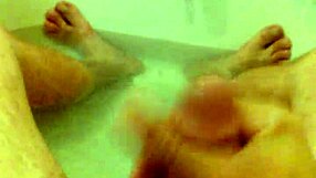 shemale jerks in bathtub story