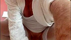 Can Shemale In Stockings Tease Your Cock With Provocative Play?