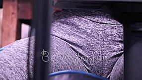 Cute Latina Ass Captured in Stunning Close-Up View!