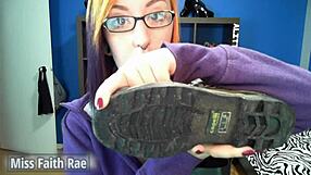 Lick rainboots in femdom roleplay by Miss Faith Rae