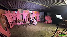 behind the scenes, gabriela ramos takes big cock?