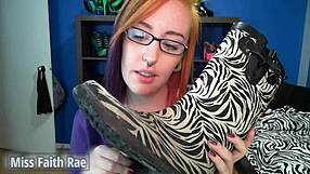 Lick rainboots in femdom roleplay by Miss Faith Rae
