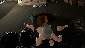 Plump mature cougar spreads her legs wide on a busy street