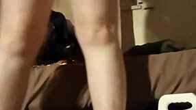 Purple Lace Lingerie Highlights Amateur Feet In Detailed Scene