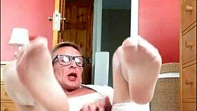 Can Shemale In Stockings Tease Your Cock With Provocative Play?