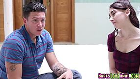 Anal Lesson From Her Step Bro0. She Learns To Lick And Suck Big Cock.