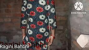 indian bhabhi in desi night with rough pressing