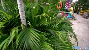 Blonde teen britt blair meets danny steele in reality scene