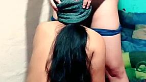 Latina Performs Deepthroat Blowjob On Cock