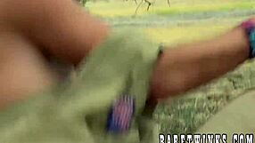 military twinks have a session in the woods