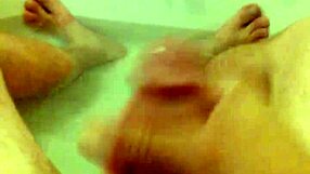 shemale jerks in bathtub story