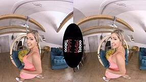 Can You Resist This Blonde's Taboo Shaved Pussy Orgasm?