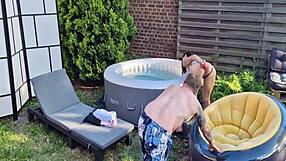 jadilica's free backstage outdoor solo turns into anal masturbation and teasing bts show.