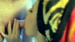 she licks his cock slow, swallows cum, and gets a facial in amateur oral session.