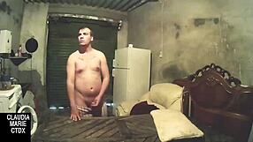 Passionate anal fucking from behind, huge cumshot on her fat ass.