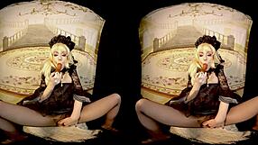 382 - rebeka black - cosplay 3dvr dildo masturbation from bravo models media