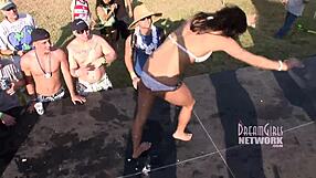 spring break whip cream contest