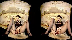 382 - rebeka black - cosplay 3dvr dildo masturbation from bravo models media