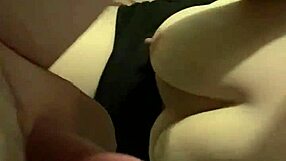 late night blowjob on porch with wife