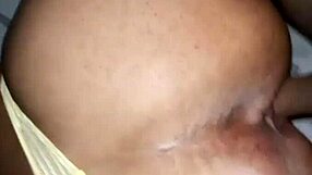 fucking the hot girl with cum in her ass.