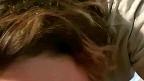 late night blowjob on porch with wife