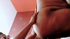 Black latina's big ass takes doggystyle fucking hard.